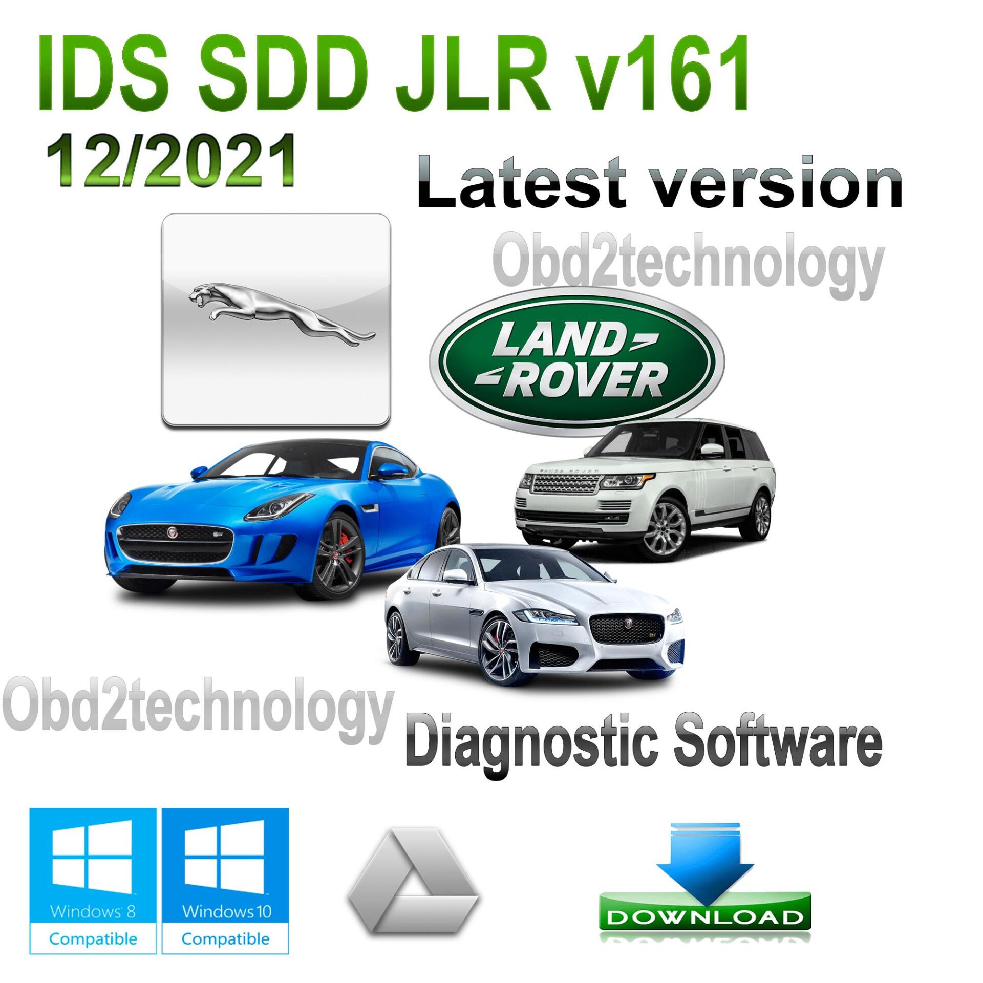 JLR IDS SDD v162 jaguar/land rover diagnostic software 2021/12, ONLINE