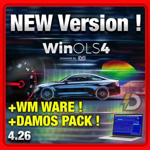 WinOls 4.26 Latest on WMWARE Full Checksum+Damos+Tuning Pack winols Chip Tuning und Damos