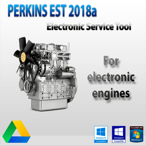 Perkins EST 2018A Software de diagnóstico de herramientas de servicio electrónico Todas las funciones funcionan completamente activadas