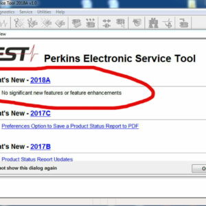 Perkins EST 2018A Software de diagnóstico de herramientas de servicio electrónico Todas las funciones funcionan completamente activadas