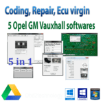 Opel GM Chevrolet Vauxhall Engineering Codierung Reparatur ECU Virgin Softwares Pack