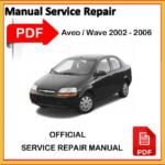 Chevrolet Aveo/Pontiac Wave 2002-2006 Service Reparatur/Werkstatt pdf auf Englisch