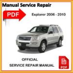 Ford Explorer 2006-2010 Manual de reparación de servicio de fábrica Inglés pdf