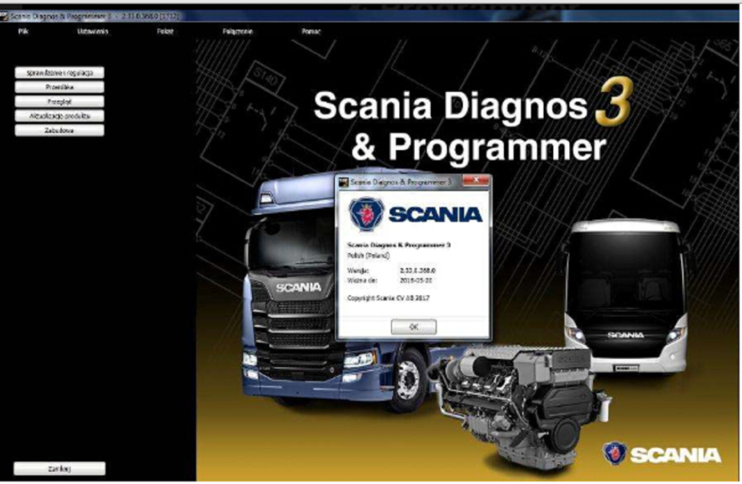 Scania SPD3 v2.50.1 12.2021 für LKW/Bus-Diagnoseprogrammiersoftware + Keygen