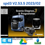 Scania spd3 V2.53.5 2023/02 para software de programador de diagnóstico de camiones / autobuses + activación