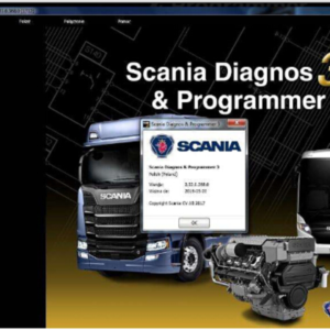 Scania SPD3 v2.50.1 12.2021 für LKW/Bus-Diagnoseprogrammiersoftware + Keygen