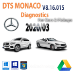 DTS Monaco V8.16.015 2020/03 para mb star c4 c5 c6 sd vci con sistema de activación