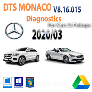 DTS Monaco v8.16.015 2020/03 para MB Star C4 C5 C6 SD VCI DAS/XENTRY con pasos de instalación Descarga instantánea