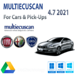 Multiecuscan 4.7 2021 Diagnosesoftware Fiat Alfa Romeo Chrysler Dodge suzuki jeep