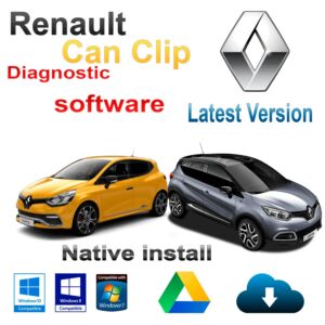 renault can clip native install diagnostic software
