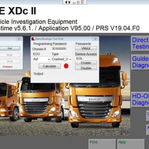 2020 Newest DAF Davie Runtime 5.6.1 for paccar and DAF engine diagnostic software