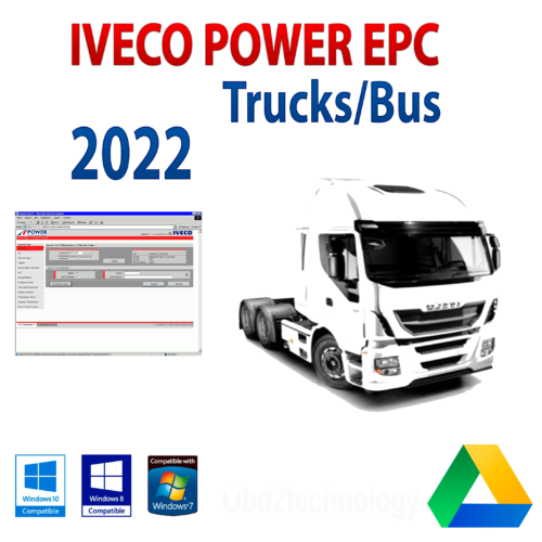 IVECO Power Trucks+Bus EPC Q1 [01 .2022] instrucción completa última ver descarga instantánea