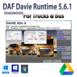 DAF Davie Runtime 5.6.1 2020 app v95 latest for daf/paccar engine diagnostic tools