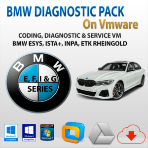 bmw diagnostic software, coding, service vm bmw esys, ista+, inpa, etk rheingold 2020 instant download