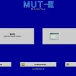 Mitsubishi MUT III MUT 3 2021 PRE21061-00+ECU Reescribir datos ROM 2009-2021