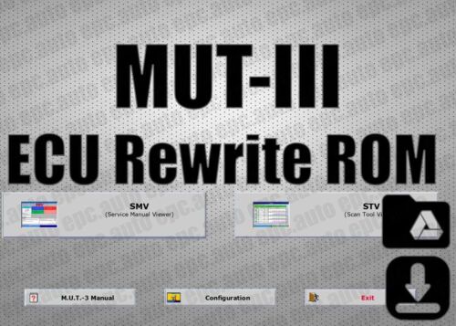 MITSUBISHI MUTIII MUT 3 2021 PRE21061-00+ECU REWRITE ROM DATEN 2009-2021 NEUESTE VERSION - SOFORTIGER DOWNLOAD