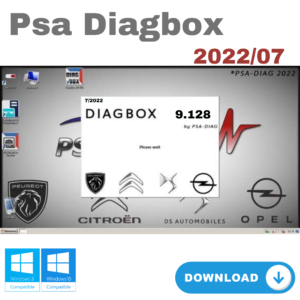 PSA Diagbox 2022 V9.125/V9.128 para Lexia 3 Citroen Peugeot Opel en VMware Licencia ilimitada