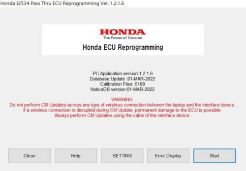 Sistema de diagnóstico Honda HDS/I HDS 1.006.059 03/2022 de 1992 coches