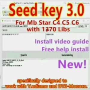 Seed Key Calculator 3.0 für MB Star C4 C5 C6 zur Verwendung mit Vediamo DTS Monaco